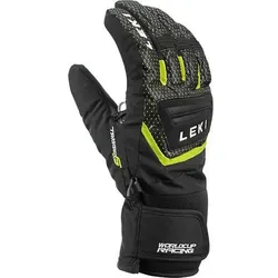 LEKI Kinder Handschuhe HS Worldcup S Junior, Größe 4 in Schwarz Schwarz