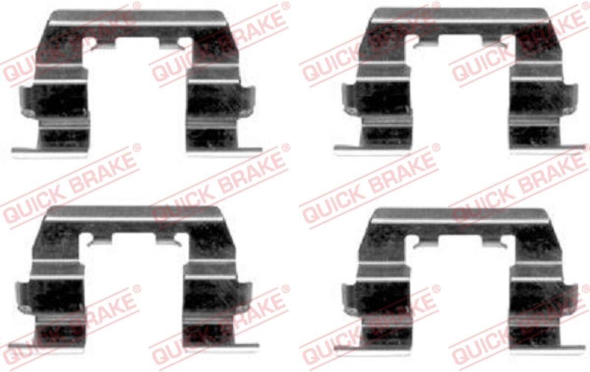 Zubehörsatz, Scheibenbremsbelag QUICK BRAKE 109-1669