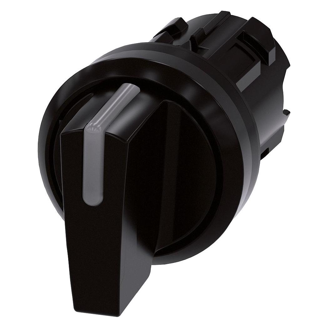 Siemens Selector Switch I-O-Ii Black (3SU1002-2BL10-0AA0)