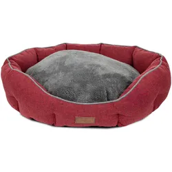 Barry King Legowisko dla psa, czerwone, 70*65*20cm (Hund), Hundebett + Katzenbett
