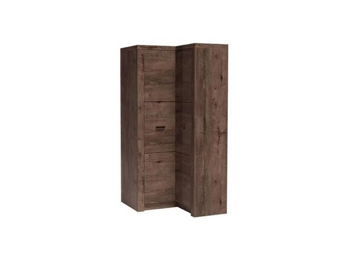 Armoire - Armoire d'angle Stanton C110 86345 - Mobilier1.fr - Chêne sombre - Dark ash - Avec des charnières