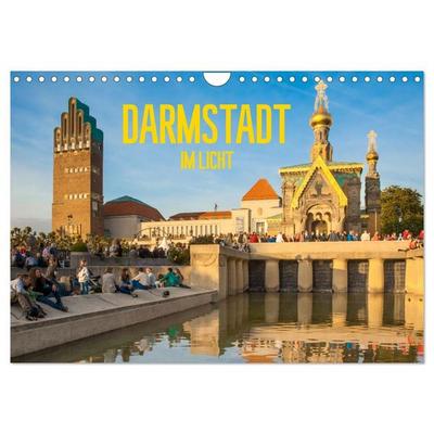 Darmstadt im Licht (Wandkalender 2027 DIN A4 quer), CALVENDO Monatskalender