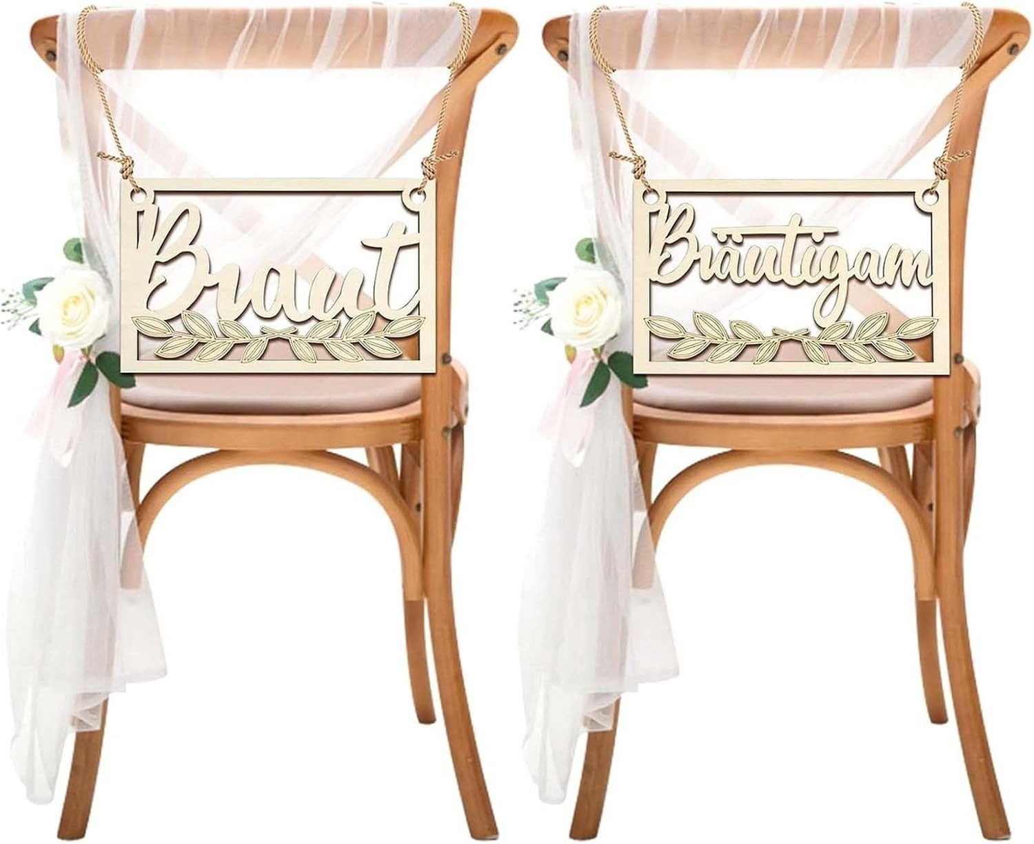 Stijlvolle en comfortabele trouwstoelen voor een elegante bruiloft