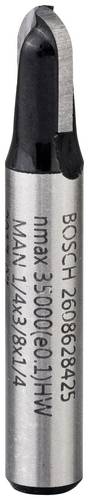 Bosch Accessories 2608628425 Hohlkehlfräser Arbeits-Länge 9.20mm Schaftdurchmesser 6.35mm 1 Stück