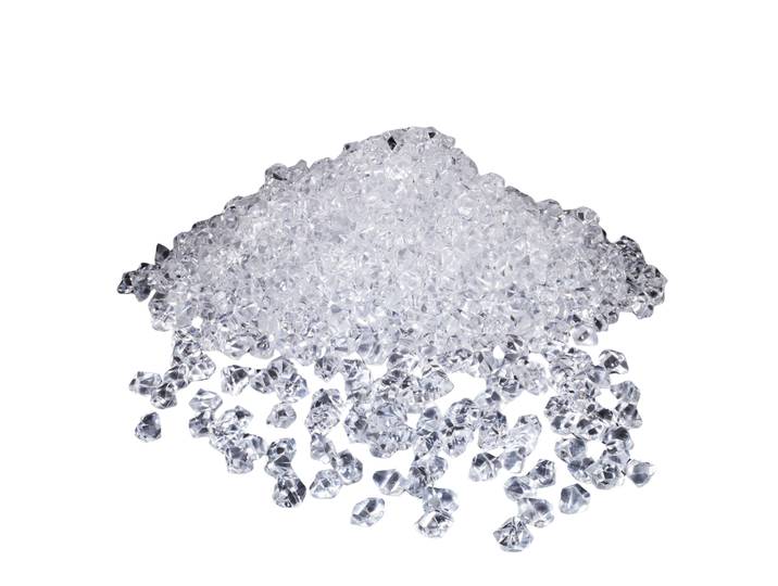 Deko Diamanten 900 Stück Transparent