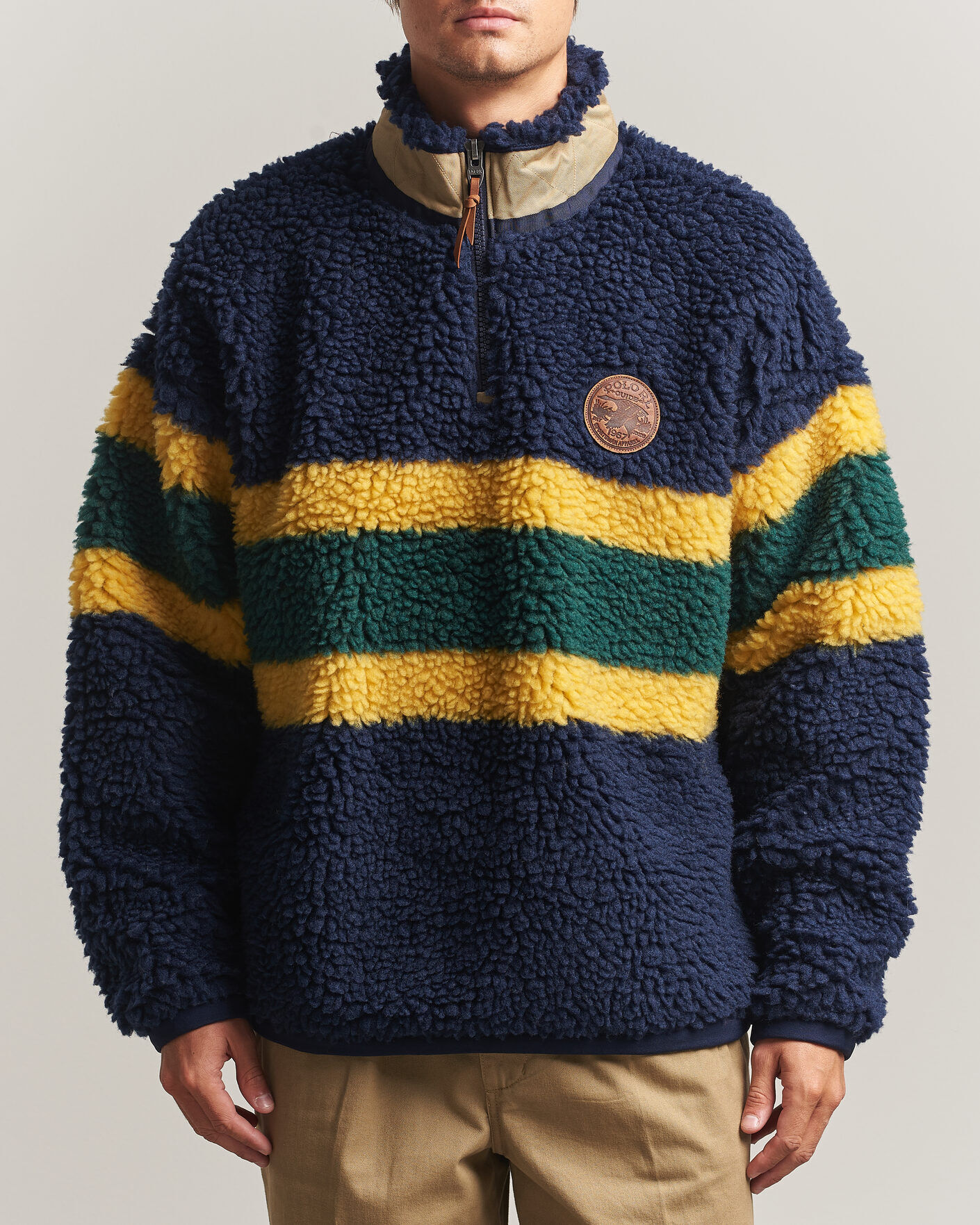 Polo Ralph Lauren Shaggy Hi Pile Pullover Cruise Navy men M Blå
