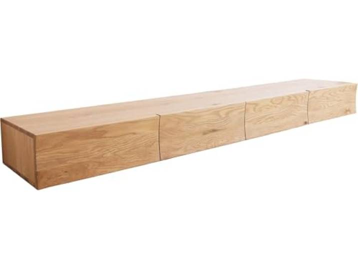 DELIFE TV-Board Wyatt Eiche Natur 220 cm 4 Schübe schwebend Lowboard