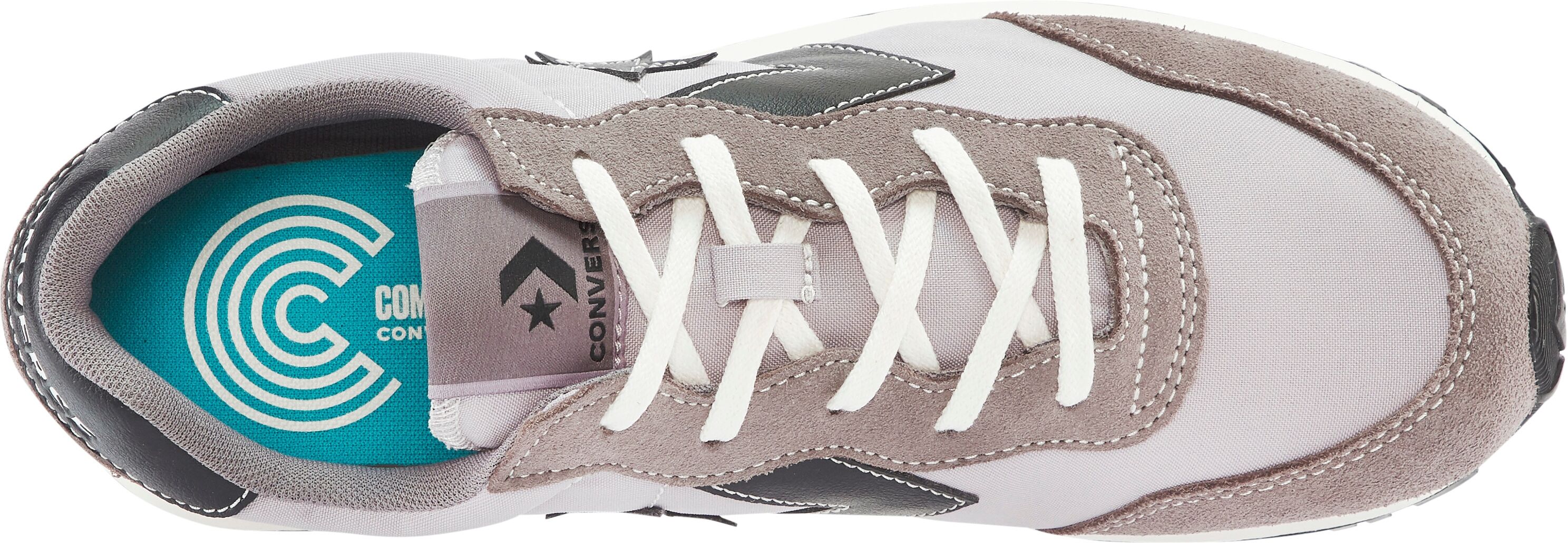 Sneaker CONVERSE "CONVERSE OMEGA TRAINER", Gr. 38, atmungsaktiv, grau (frozen thistle, dahlia dust, schwarz), Textil, Schuhe Sneaker