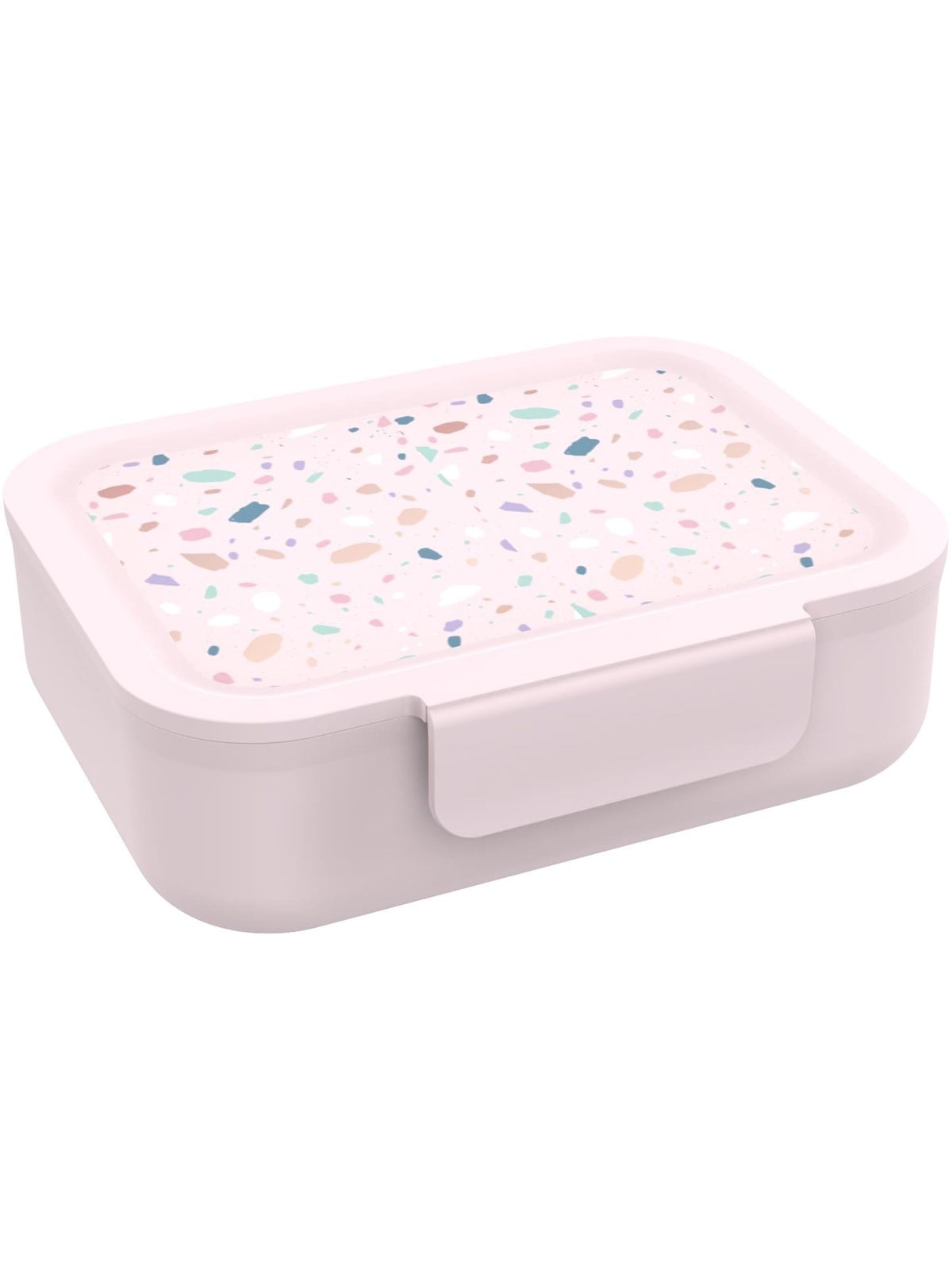 Euromic LUNCH BUDDIES Terrazzo lunch box w/clip & divider