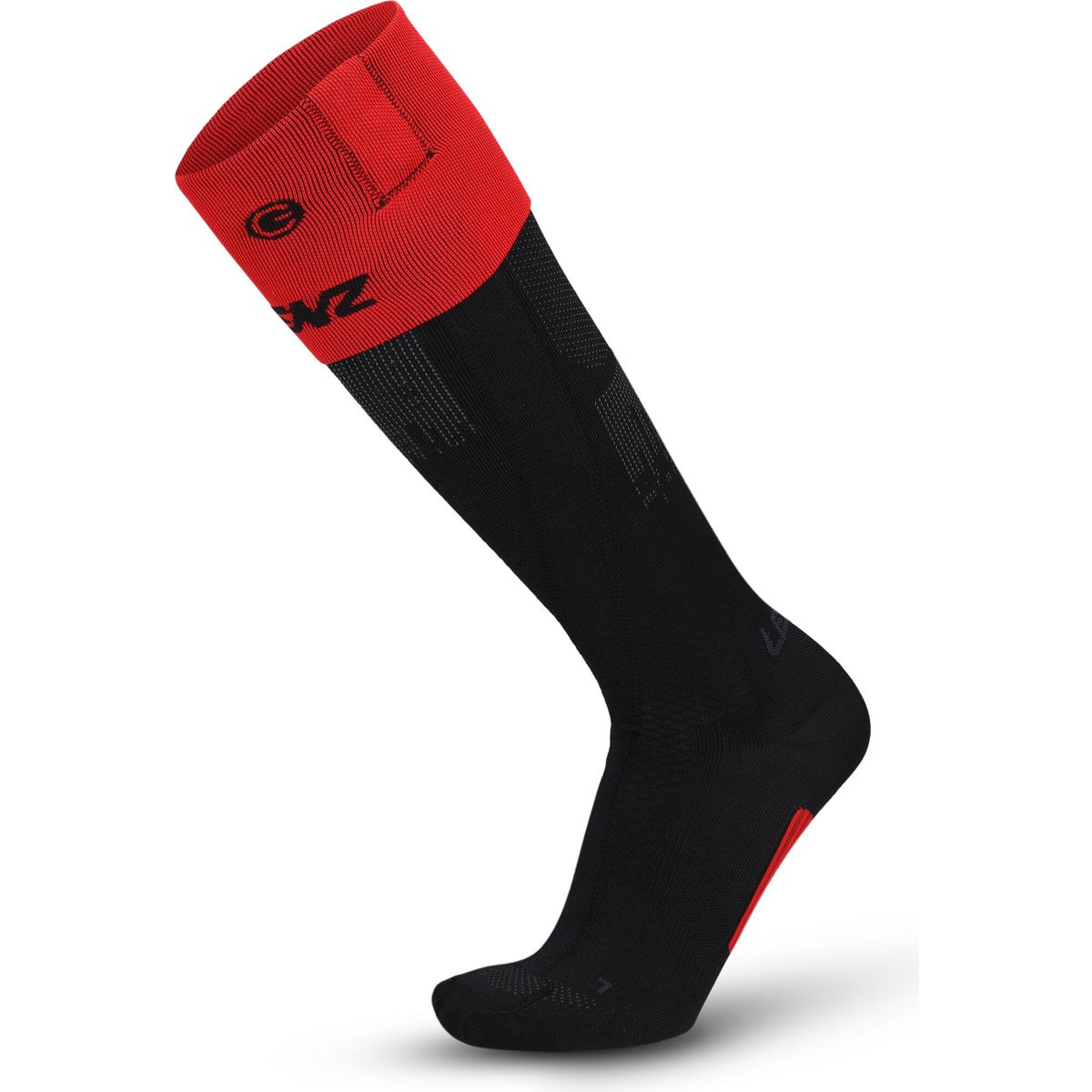 Lenz Heat Sock 7.1 toe Cap schwarz/rot 42-44 1090-42-44