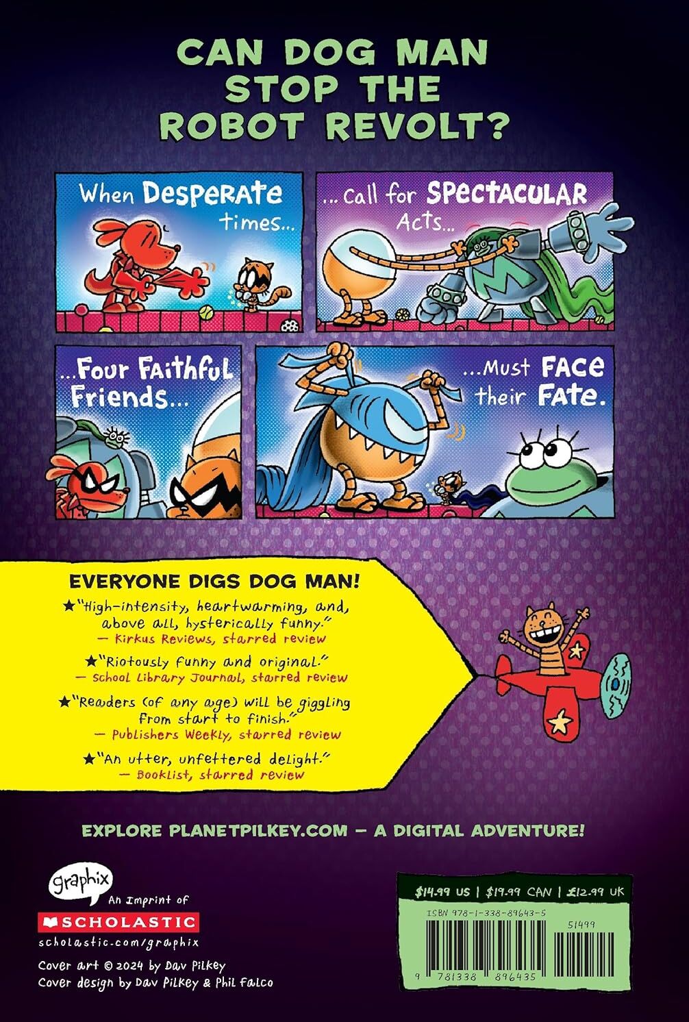 Scholastic Dog Man 12: The Scarlet Shedder by Dav Pilkey - Hardcover Graphic Novel, Ages 7+ - Funny Superhero Adventure