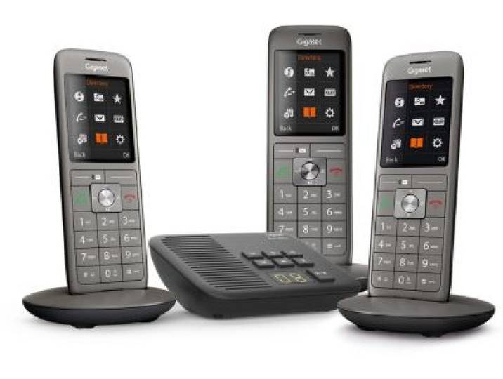 Gigaset - Téléphone Sans Fil Cl660a Trio Anthracite