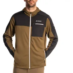 Klim Glacier Hoodie, Funktionsjacke - Oliv/Schwarz - L