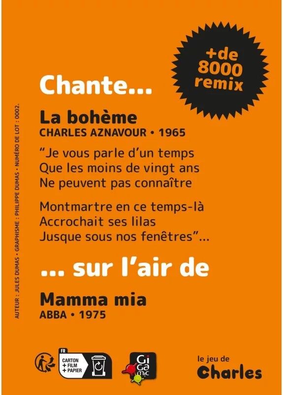 Gigamic Le jeu de Charles