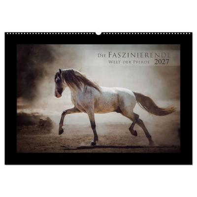 Die Faszinierende Welt der Pferde (Wandkalender 2027 DIN A2 quer), CALVENDO Monatskalender