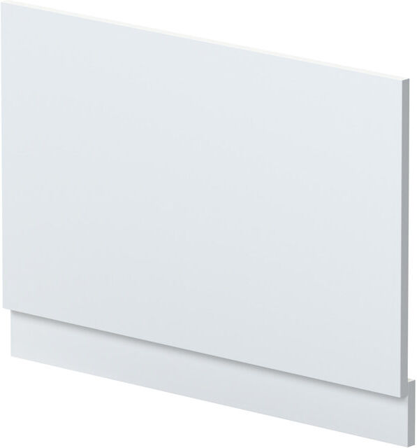 Nuie Fusion 800Mm Straight Bath End Panel And Plinth Satin White