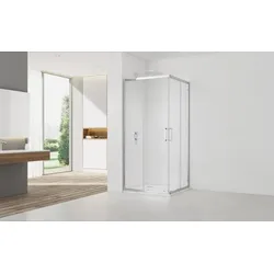 SAT TEX Duschkabine Quadrat 80x80 cm SATBKTEXQ80