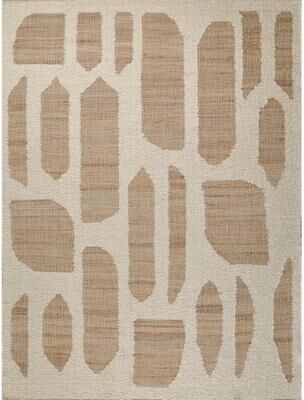 Exquisite Rugs Pompano flatweave Wool/Jute Ivory/Beige Area Rug