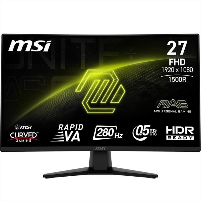 MSI Monitor Led 27" Mag 274cxf-nero
