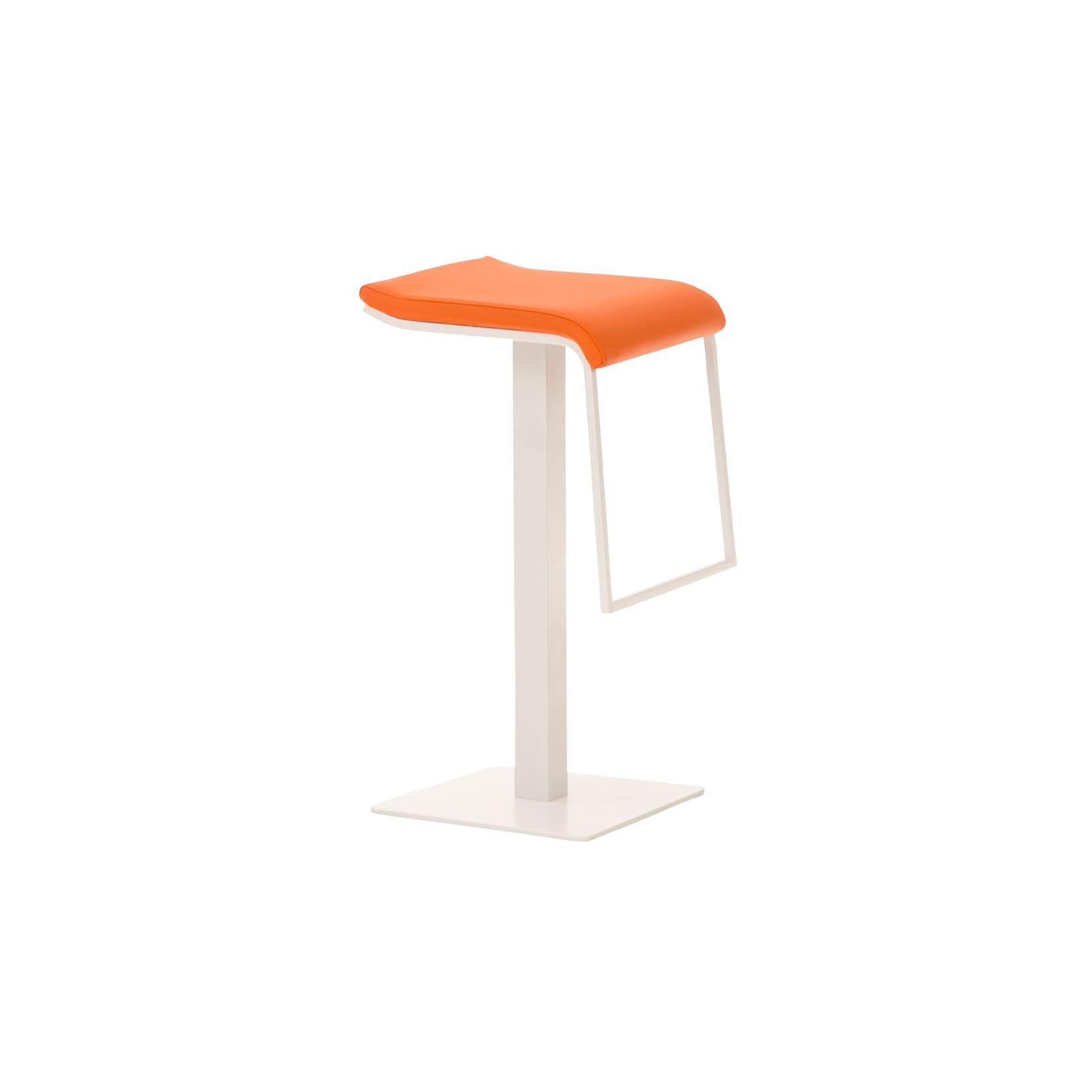CLP Barhocker Lameng Kunstleder W78 - Farbe: orange
