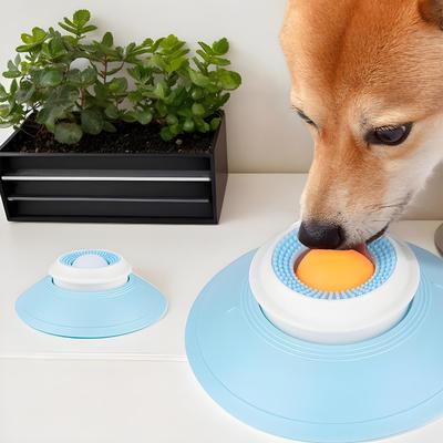 PRiME Interactive Dog Lick Toy Slow Feeder For Puppy Training And Pet Enrichment yellow