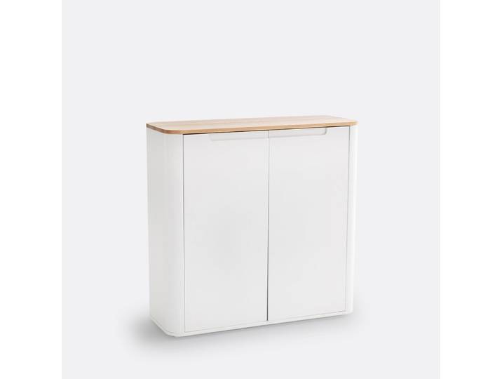 LA REDOUTE Meuble à chaussures Stolico, 2 portes Blanc