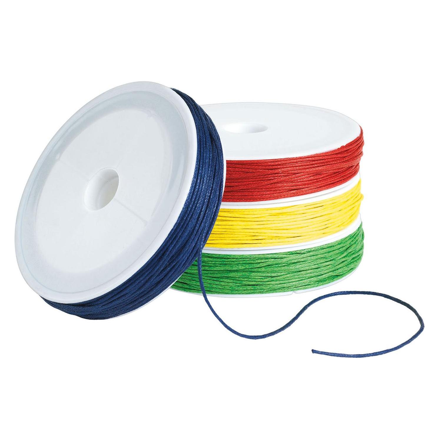 Colorations Gewachste Baumwollschnur 25 Meter, 4er-Set (25 m) (44429036)