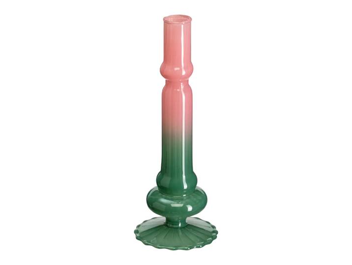 Kerzenständer Inori, Byyu, pink/blau, Glas