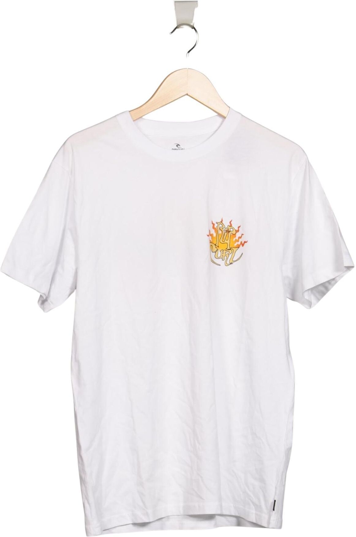 RIP Curl Herren T-Shirt, Weiß, Gr. M, Baumwolle - Second Hand