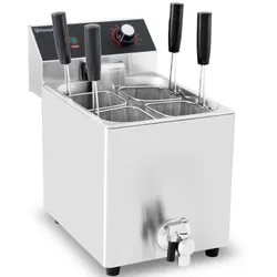 Equipementpro Professioneller 8-Liter-Nudelkocher – 4 Körbe – Elektrisch 230 V – Leistung und Präzision