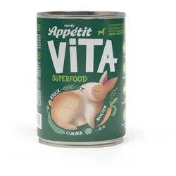 COMFY Appetit Vita Kaninchen 400g Nassfutter für Hunde