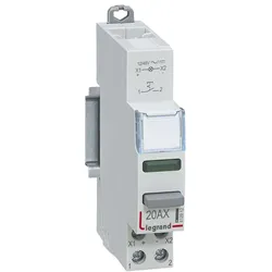 Legrand KNOPFSCHALTER EINZELBISTABEL MIT LAMPE LE-412915 1X NC 20 A, Schalter + Taster, Rot