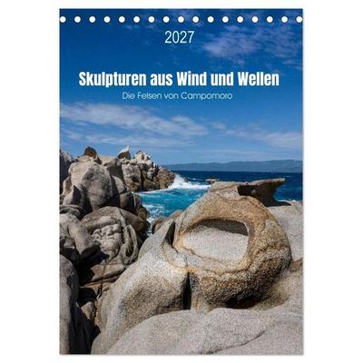 Skulpturen aus Wind und Wellen (Tischkalender 2027 DIN A5 hoch), CALVENDO Monatskalender