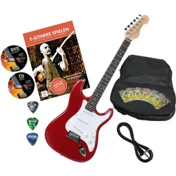 Rocktile Sphere Classic E-Gitarre Red + Zubehör-Set