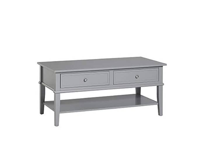 Ameriwood Home Franklin Couchtisch, MDF, Grau, 20.6 x 41.14 x 18.5 cm