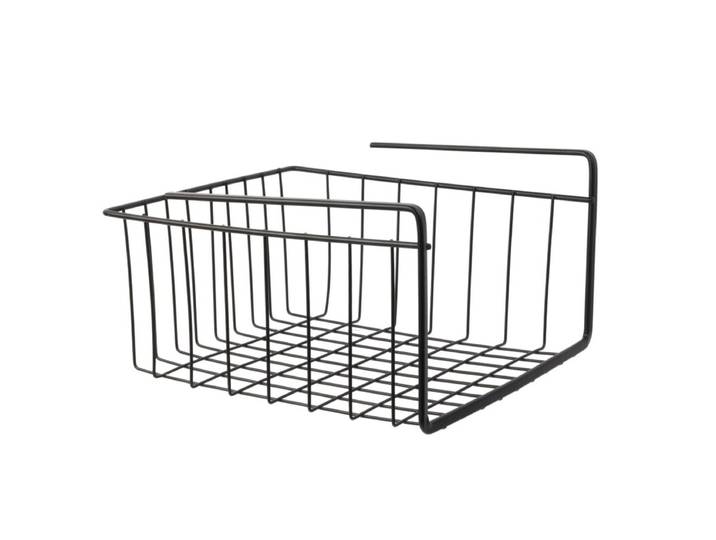 JE CHERCHE UNE IDEE Panier sous étagère en fil métallique