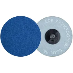 Pferd, Schleifmittel, Gewebeschleifblatt CDR Ø 75 mm Keramik P36+ VICTORGRAIN-COOL