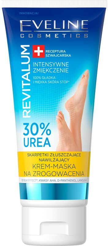 Eveline Cosmetics Revitalum Hornhautcreme zum Aufweichen von Fersen und Fußsohlen mit glättender Wirkung 75 ml