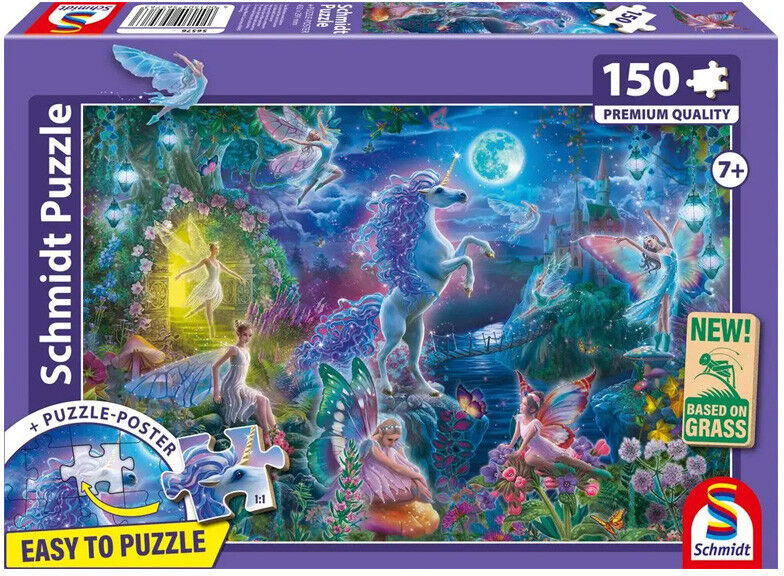 Puzzle 150 pcs Le conte de fées de la licorne - Schmidt