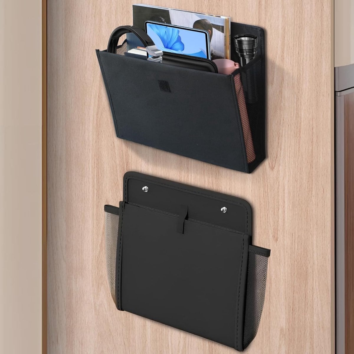 SnelShoppen Opvouwbare Hangorganizer voor Caravan en Camping, Zelfklevende Schoenenorganizer, 34 x 29 x 14 cm