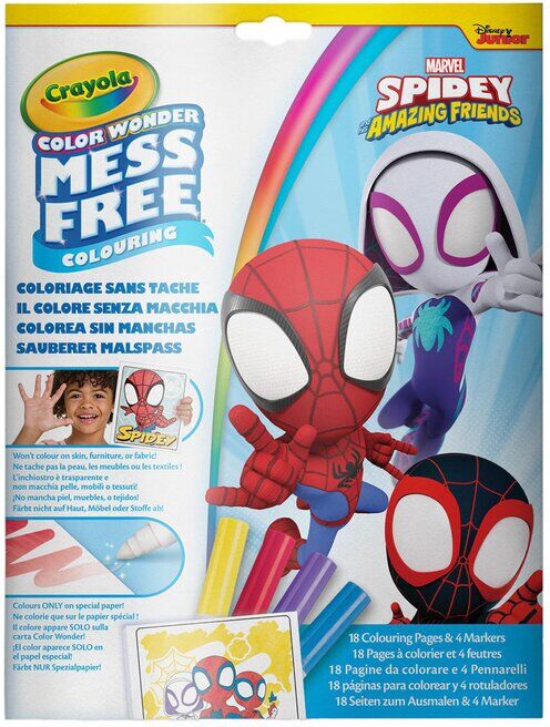 BRINQUEDO CRAYOLA FOLHAS SPIDEY
