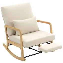 SCHAUKELSESSEL Polyester Cremeweiß