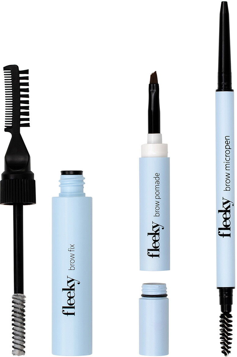 fleeky Brow Set (Fix + Pomade + Micropen)
