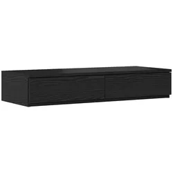 vidaXL Bettschubladen Schwarz Eichen-Optik 90 x 36.5 x 16.5 cm
