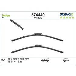 Scheibenwischer VALEO 574449 für Mini Roadster Clubman