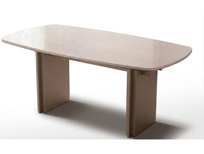 JVmoebel Esstisch Eleganter beiger Esstisch rechteckiger Holztisch Esszimmermöbel, Made in Europa