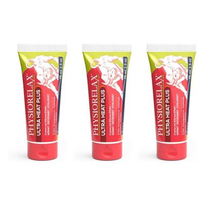 Physiorelax Ultra Heat Plus Creme x3 3x75 ml