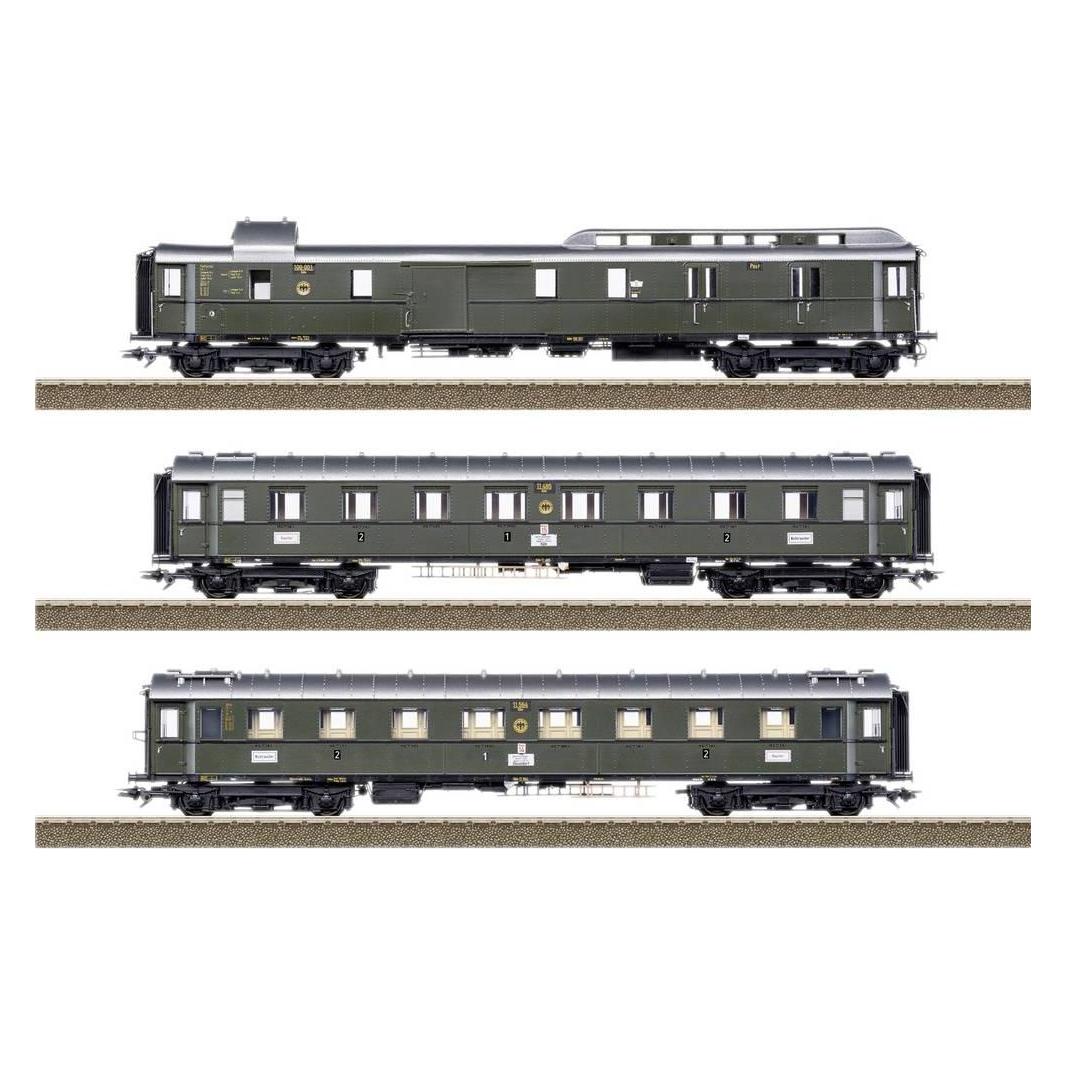 Trix H0 23650 H0 Wagen-Set PwPost4ü-28 der DRG (Spur H0) (23650)