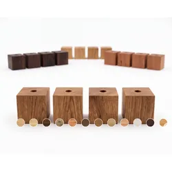 Hasena Füsse Ivio 10 cm / Eiche brandy, geölt