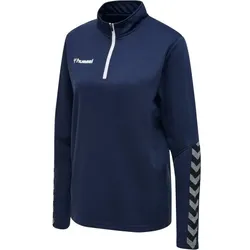 hummel Hmlauthentic Half Zip Sweatshirt Wo - Damen - marine - XS